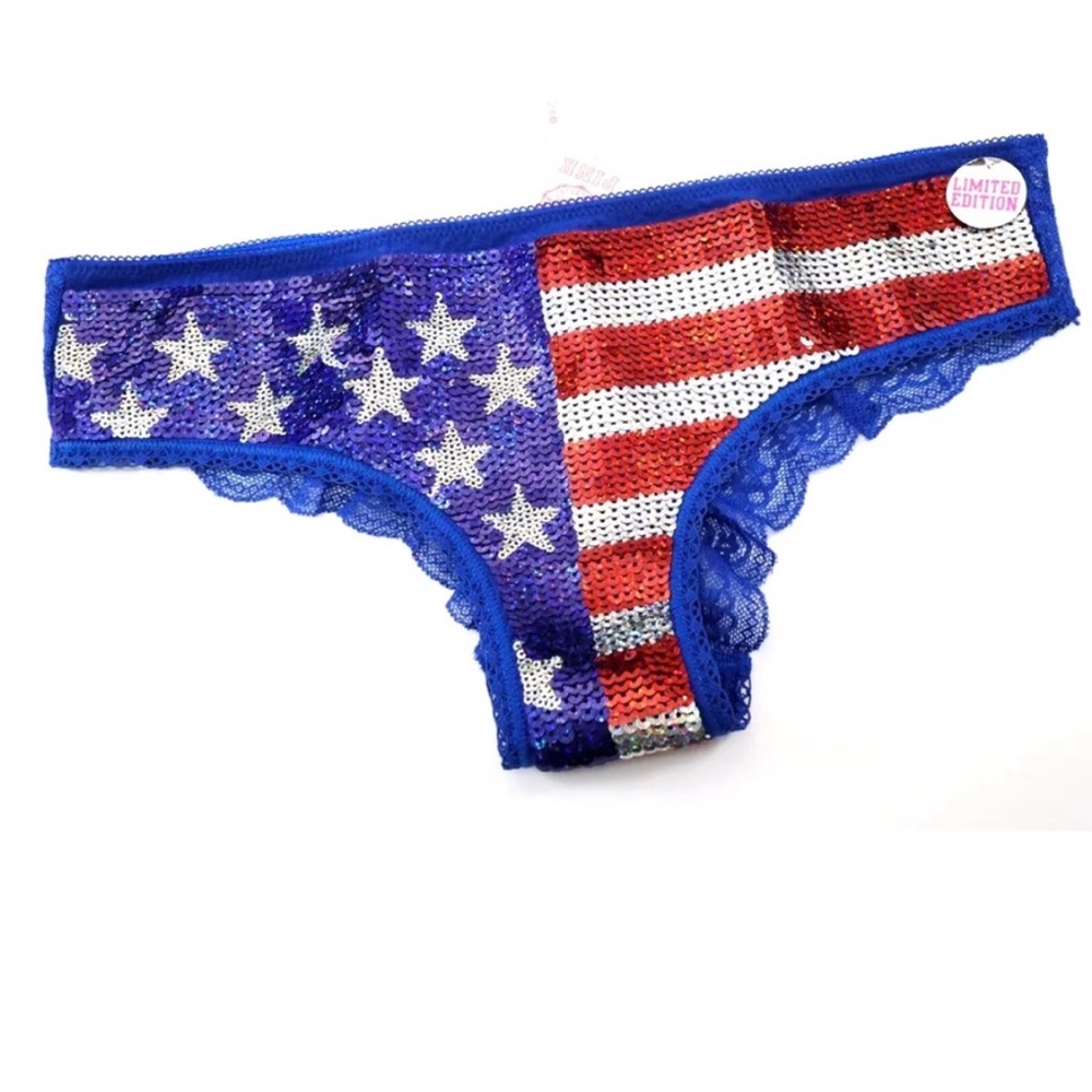 VS Limited Edition USA Sequin Panties